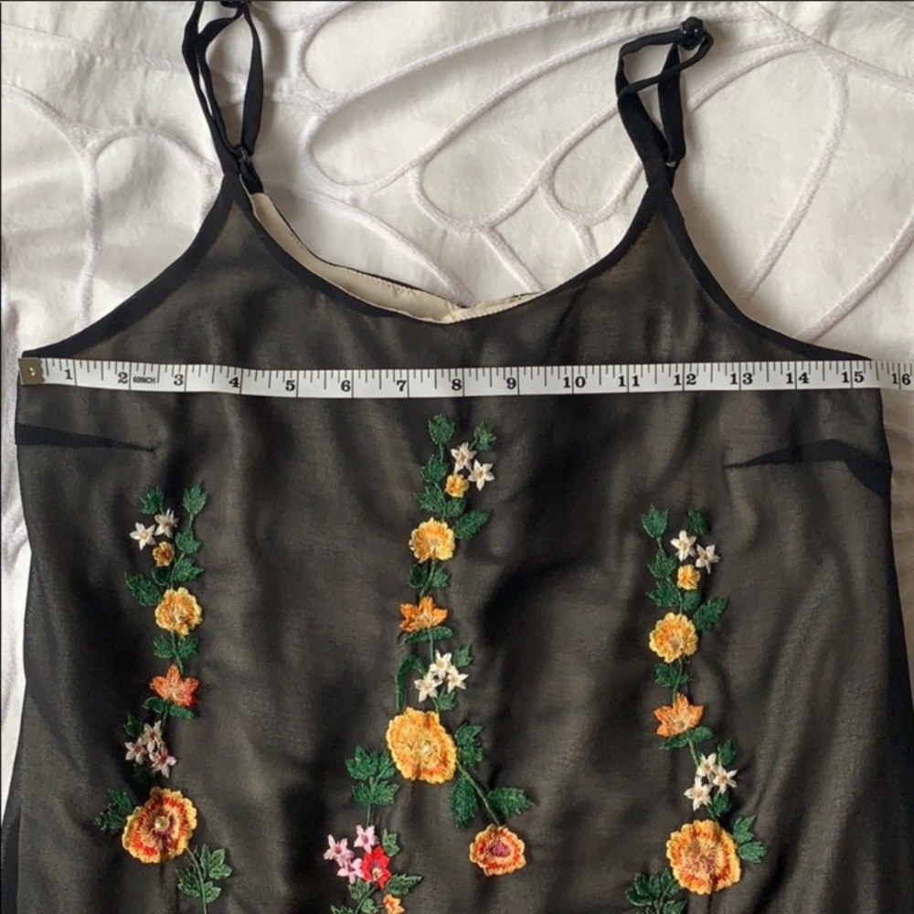 Coromandel Anthropologie Embroidered Crepe Dress🦜 - Picture 9 of 14